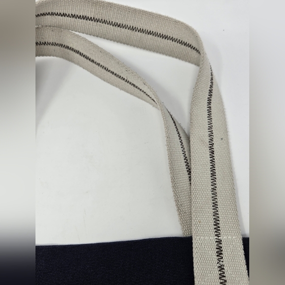 DISNEY PARKS WDW NAVY BLUE CANVAS TOTE BAG MICKEY MOUSE & PARIS BAG LOT 3 TRAVEL - Picture 14 of 16